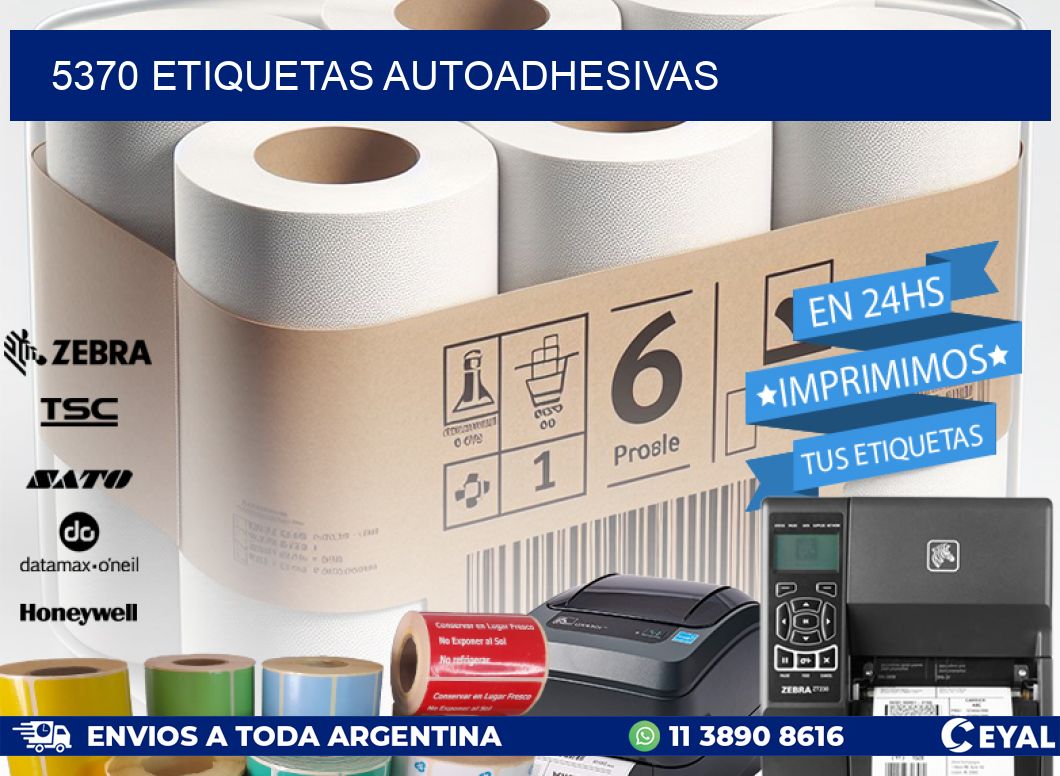 5370 ETIQUETAS AUTOADHESIVAS
