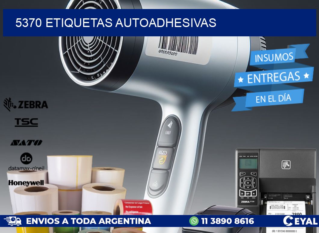 5370 ETIQUETAS AUTOADHESIVAS