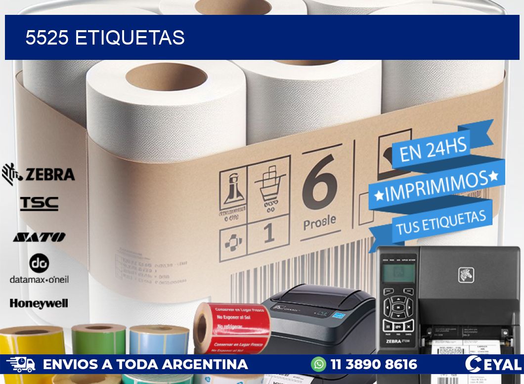 5525 ETIQUETAS