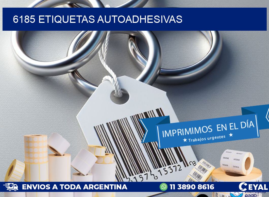 6185 ETIQUETAS AUTOADHESIVAS