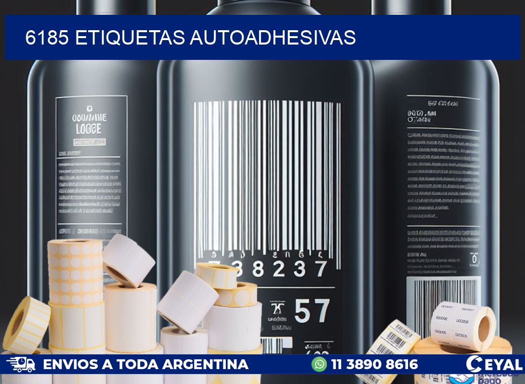 6185 ETIQUETAS AUTOADHESIVAS