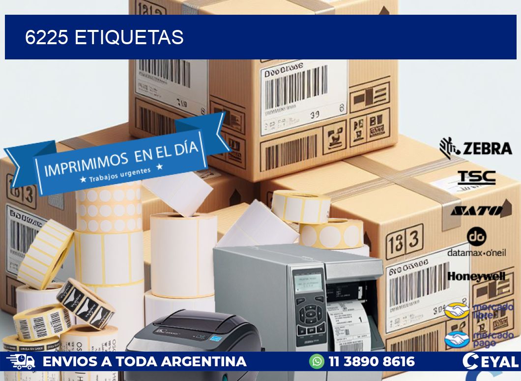 6225 ETIQUETAS