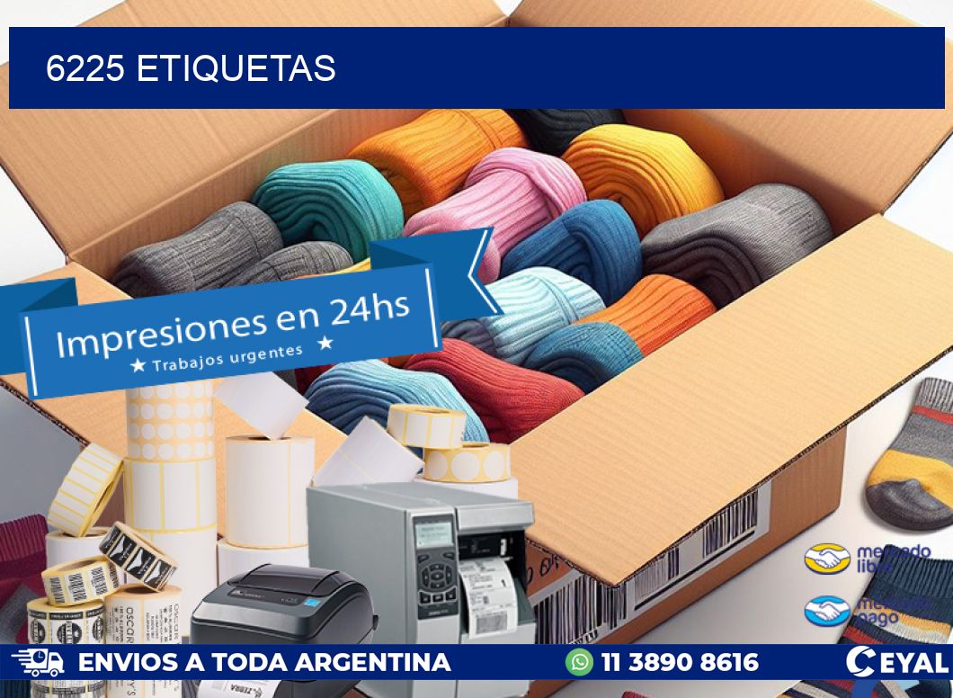 6225 ETIQUETAS