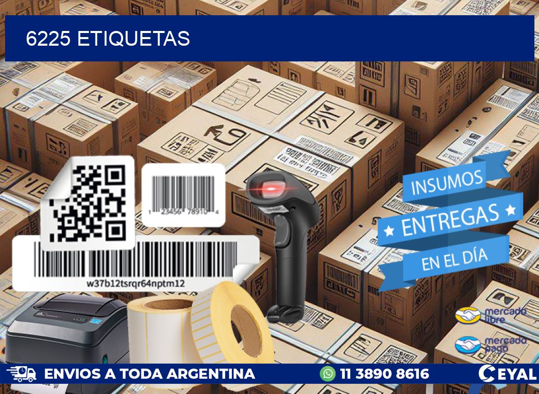 6225 ETIQUETAS