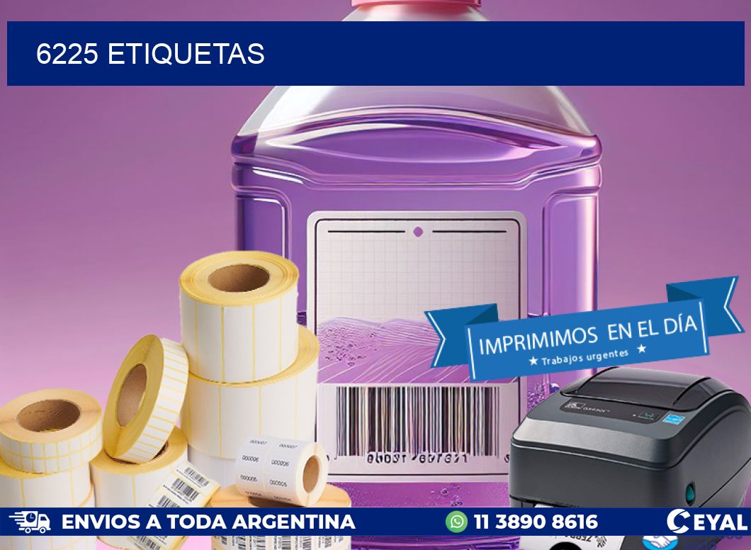 6225 ETIQUETAS