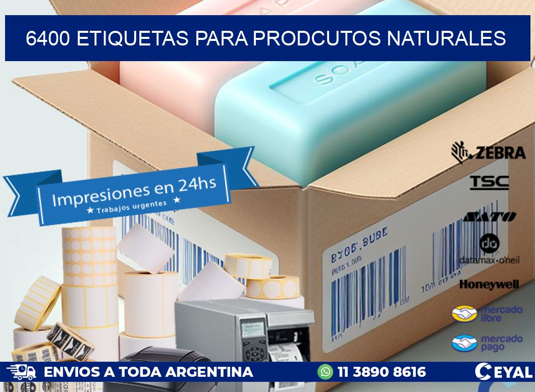 6400 ETIQUETAS PARA PRODCUTOS NATURALES