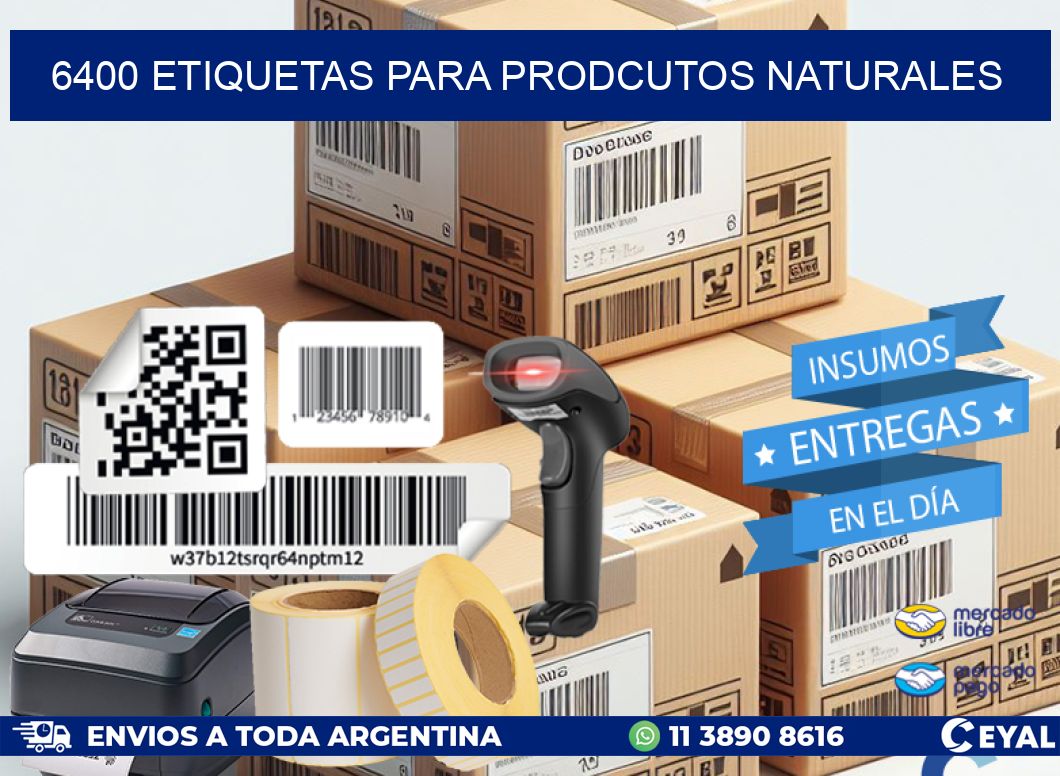 6400 ETIQUETAS PARA PRODCUTOS NATURALES