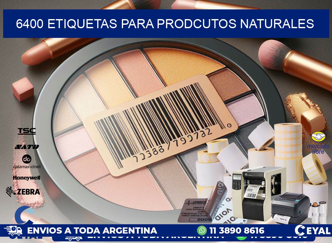 6400 ETIQUETAS PARA PRODCUTOS NATURALES