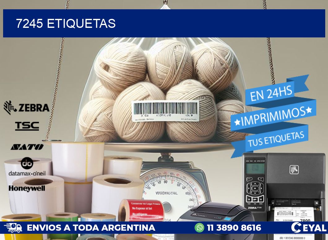 7245 ETIQUETAS