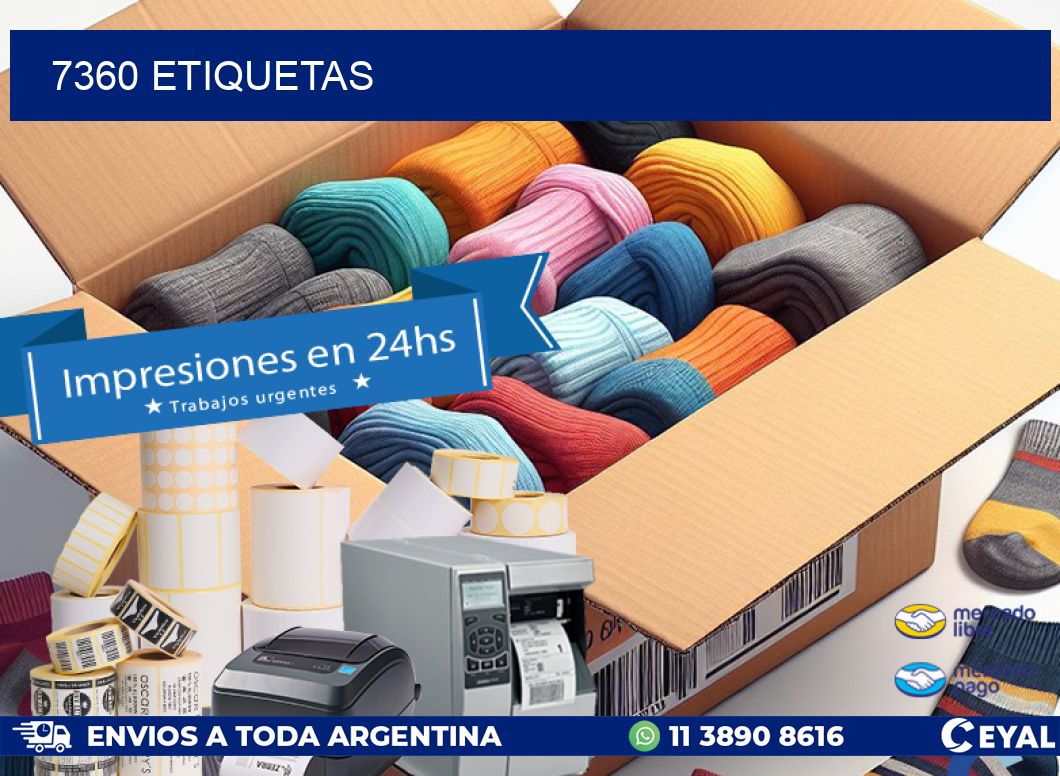 7360 ETIQUETAS