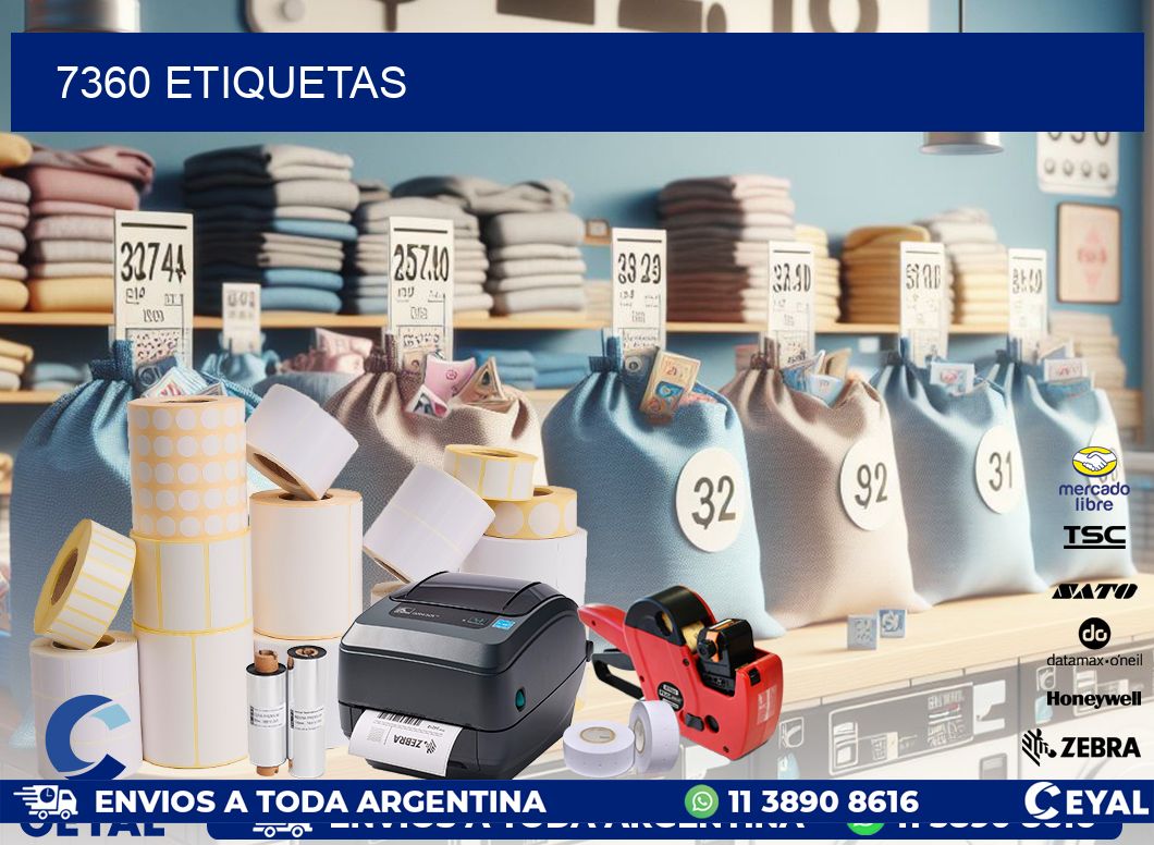 7360 ETIQUETAS