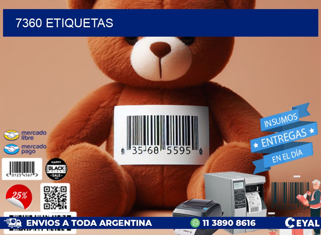 7360 ETIQUETAS