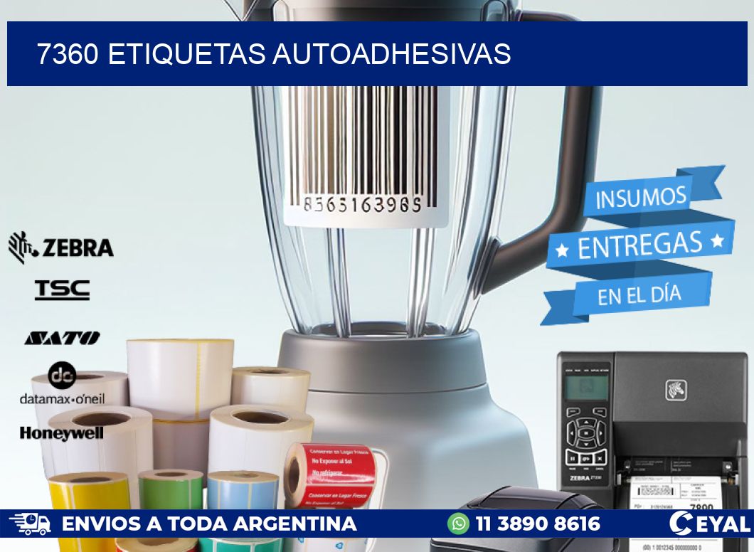 7360 ETIQUETAS AUTOADHESIVAS