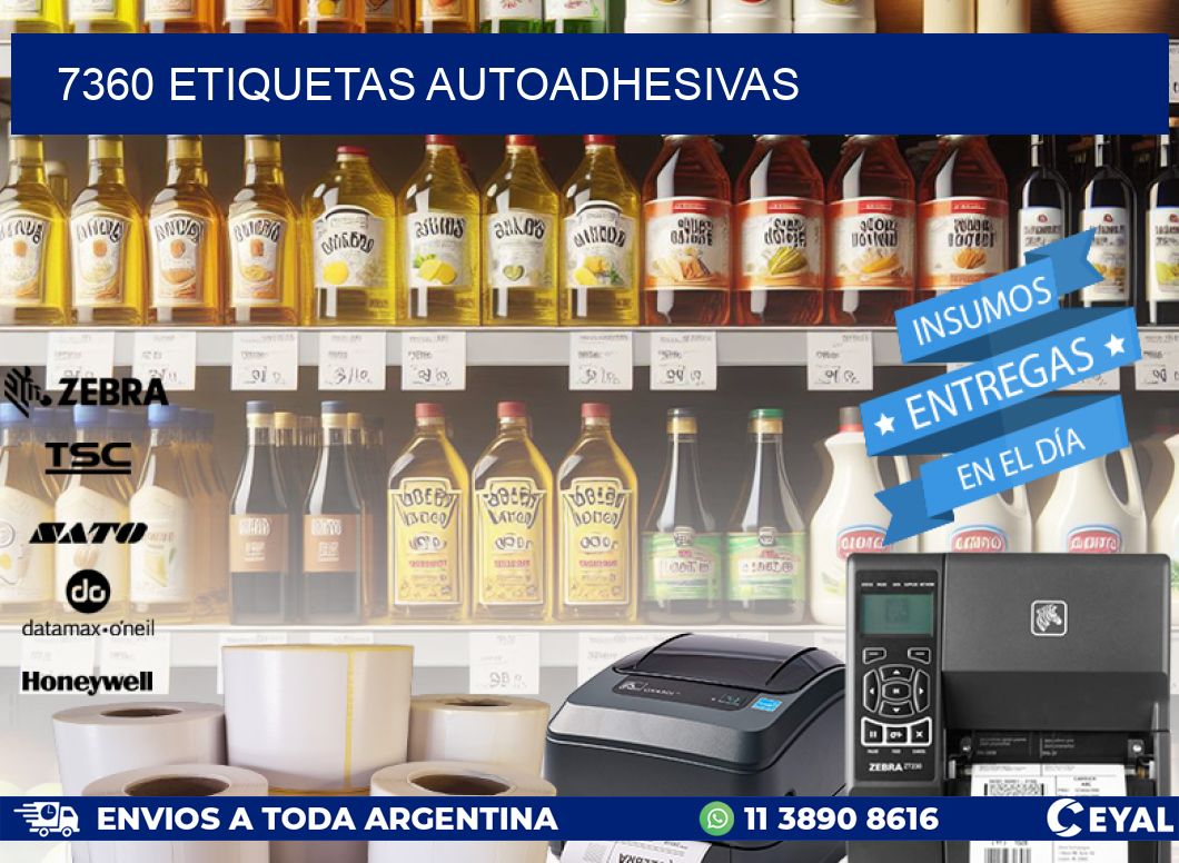 7360 ETIQUETAS AUTOADHESIVAS