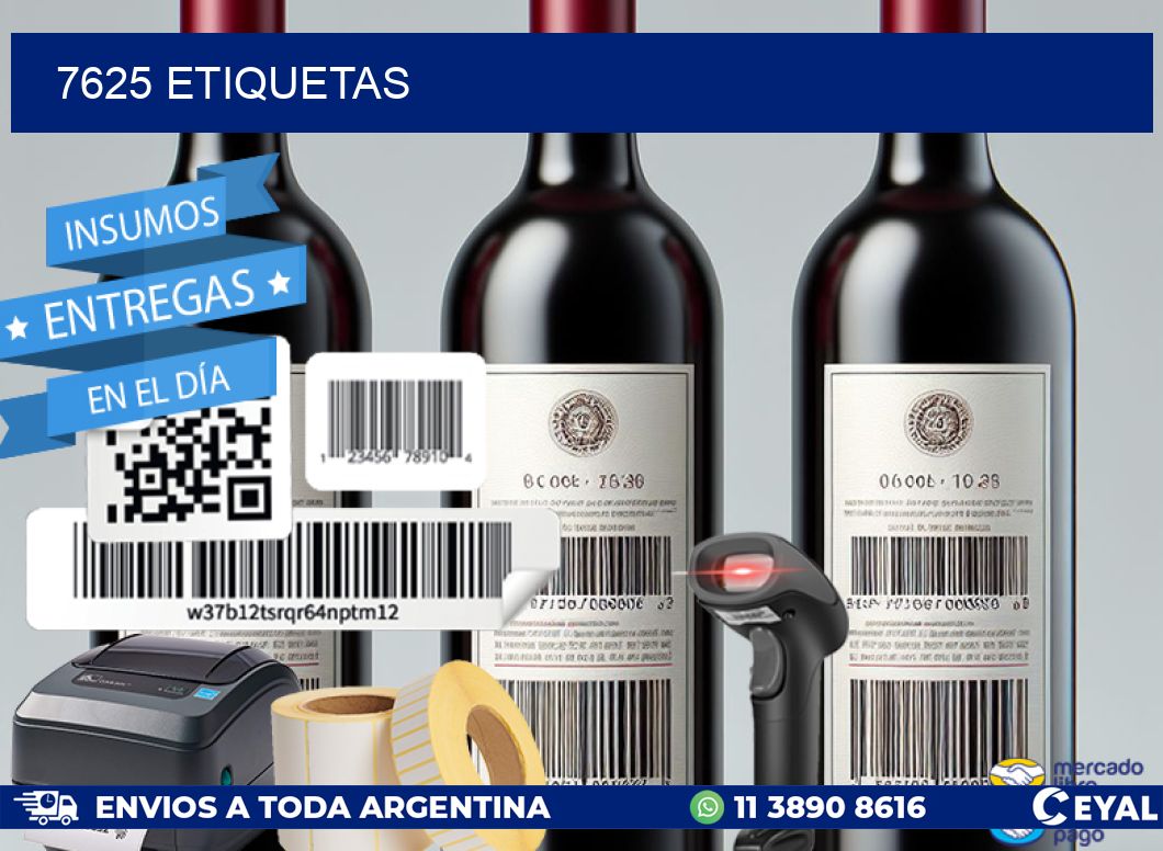 7625 ETIQUETAS