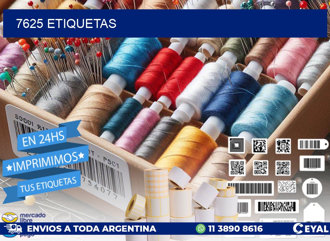 7625 ETIQUETAS