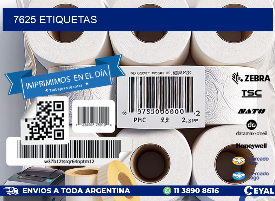 7625 ETIQUETAS