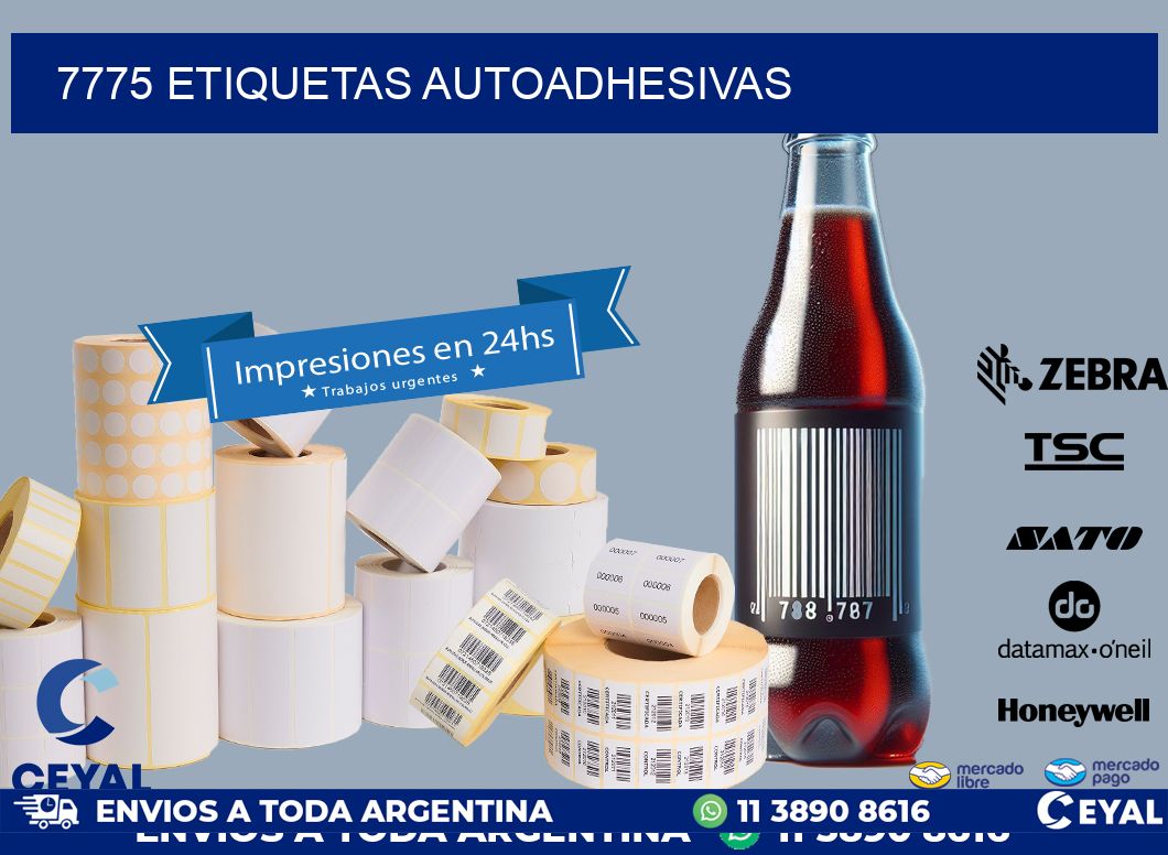 7775 ETIQUETAS AUTOADHESIVAS