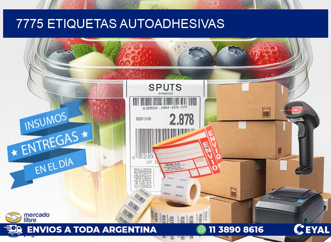 7775 ETIQUETAS AUTOADHESIVAS