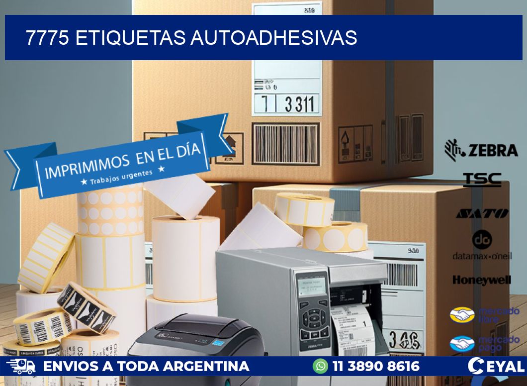 7775 ETIQUETAS AUTOADHESIVAS