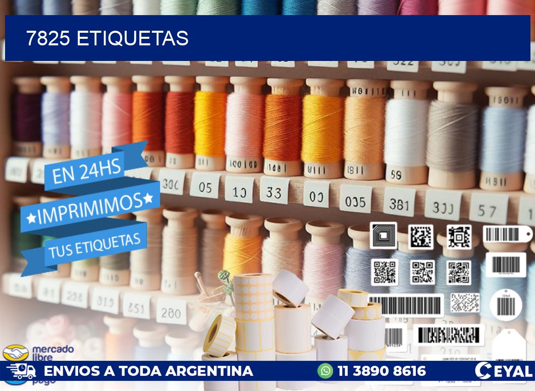 7825 ETIQUETAS