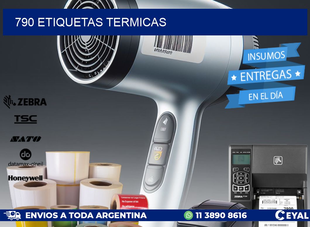 790 ETIQUETAS TERMICAS