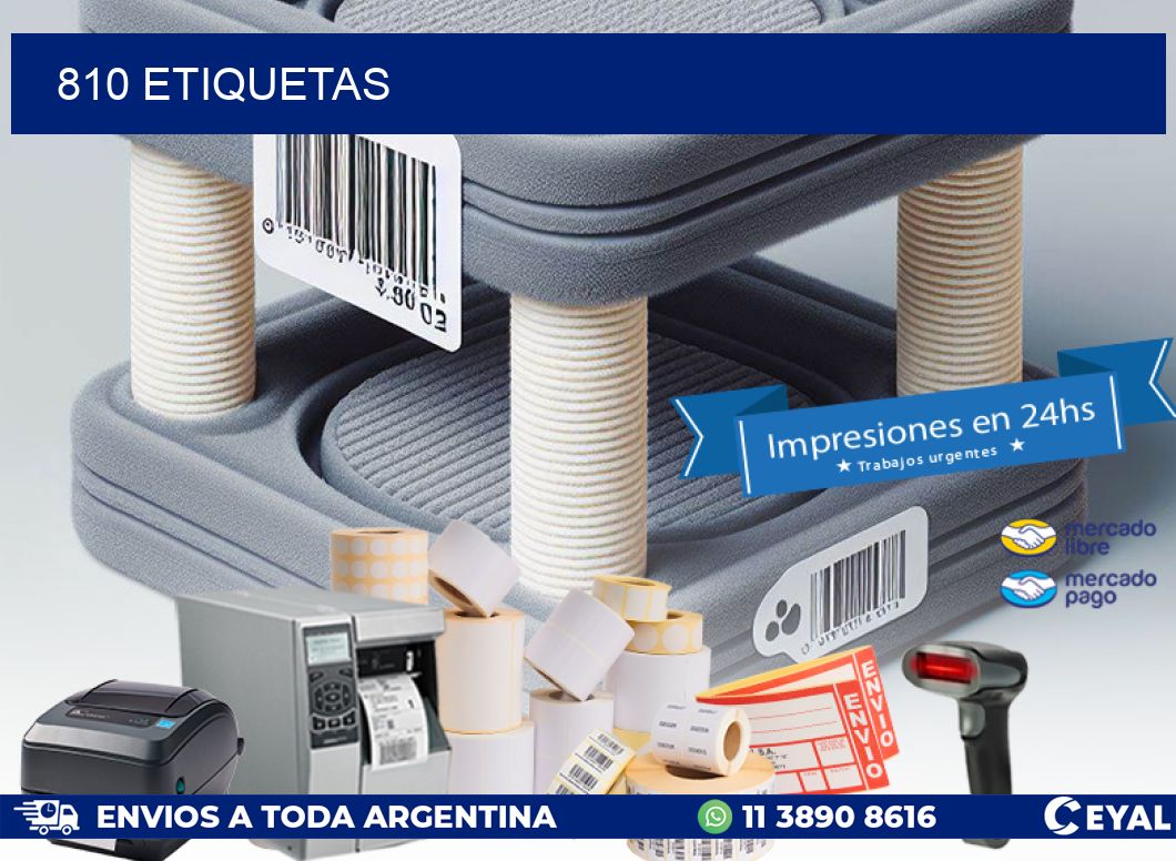 810 ETIQUETAS