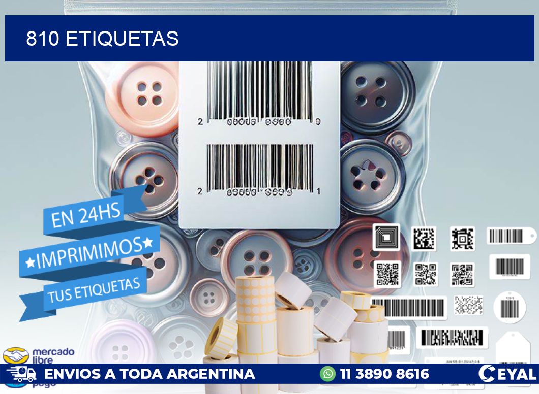 810 ETIQUETAS