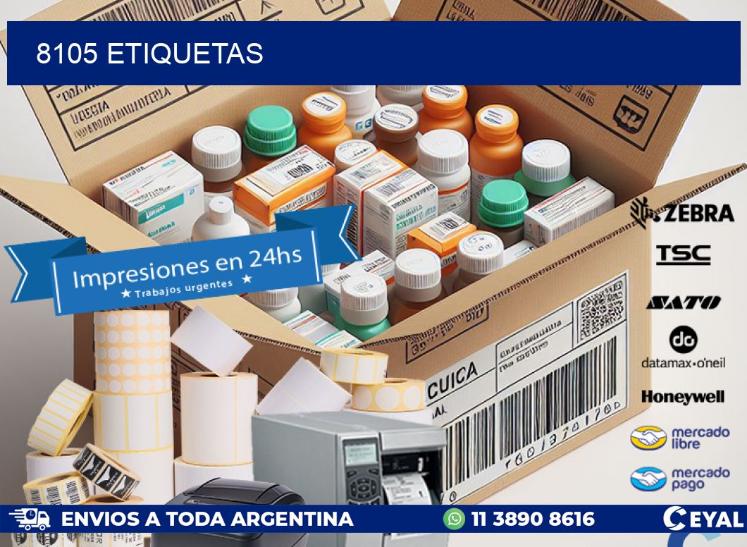 8105 ETIQUETAS