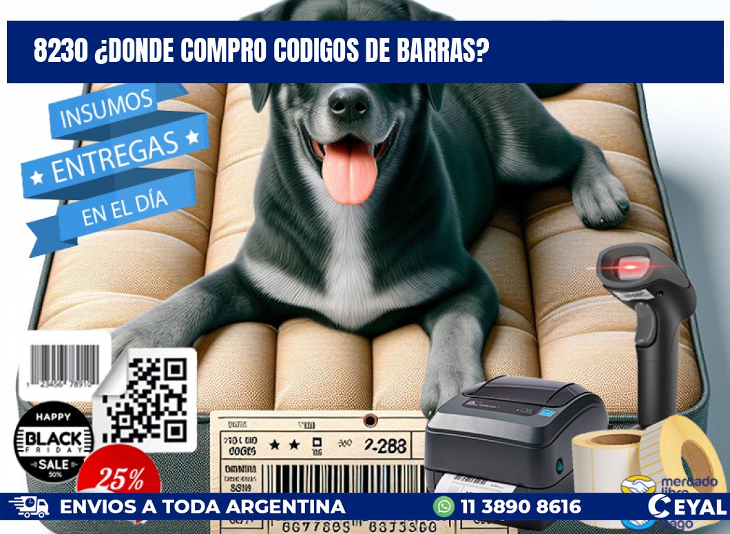 8230 ¿DONDE COMPRO CODIGOS DE BARRAS?