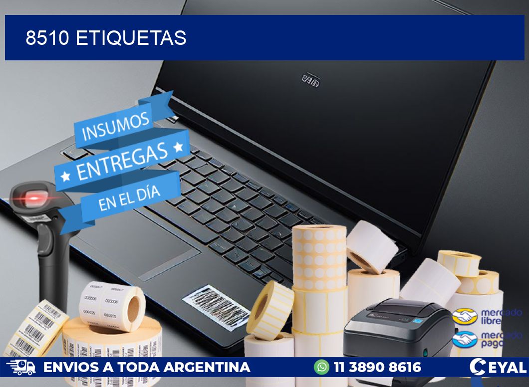 8510 ETIQUETAS