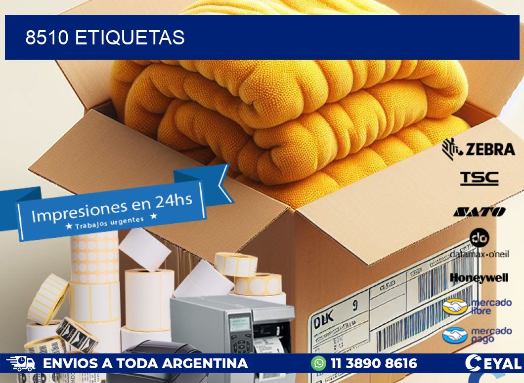 8510 ETIQUETAS