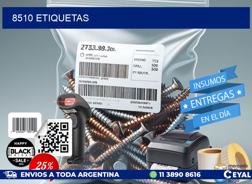 8510 ETIQUETAS