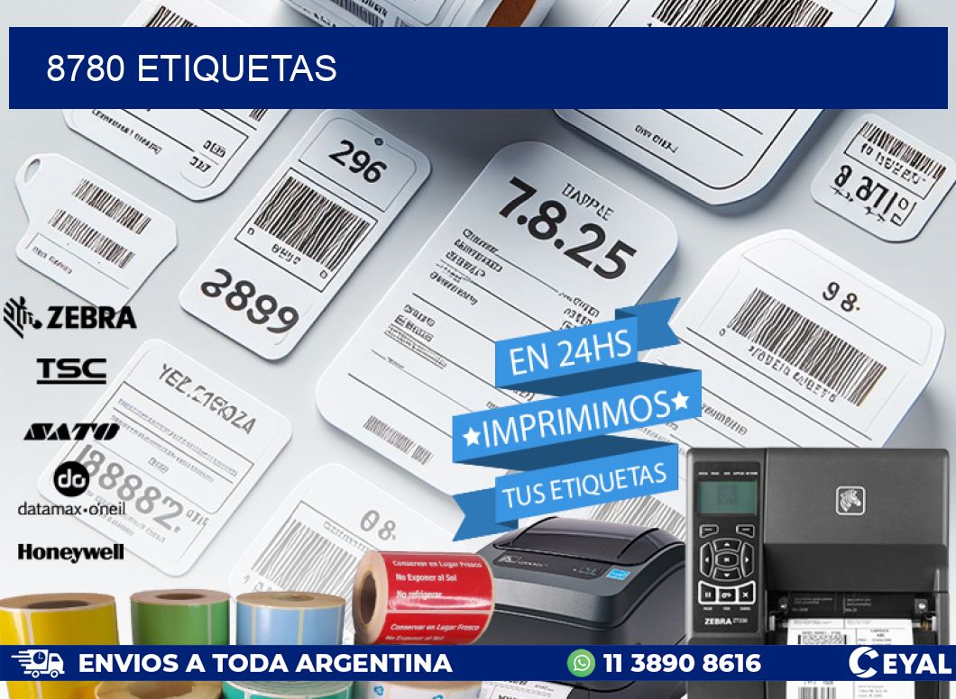 8780 ETIQUETAS