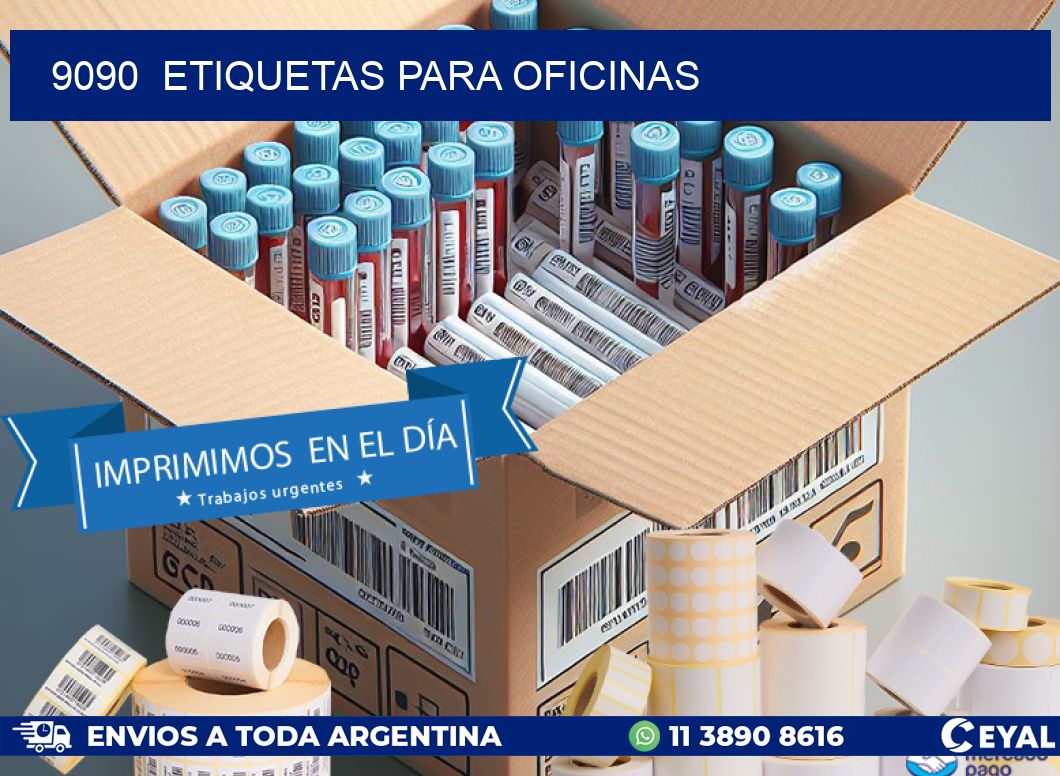 9090 ETIQUETAS PARA OFICINAS