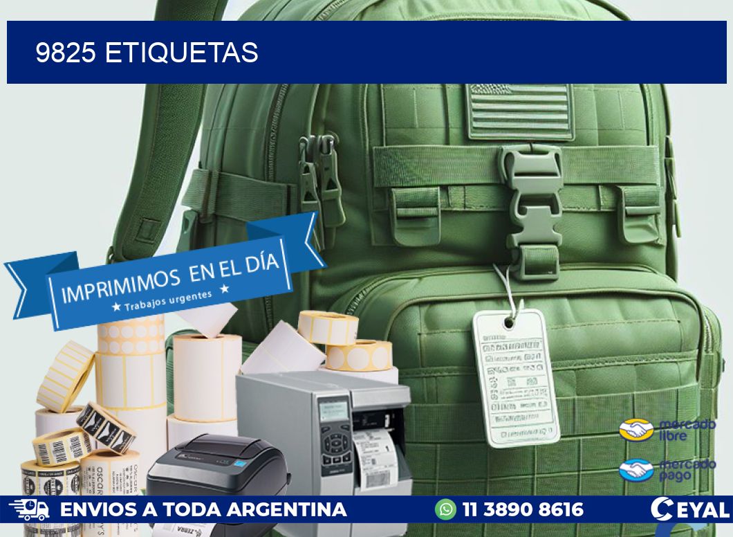 9825 ETIQUETAS