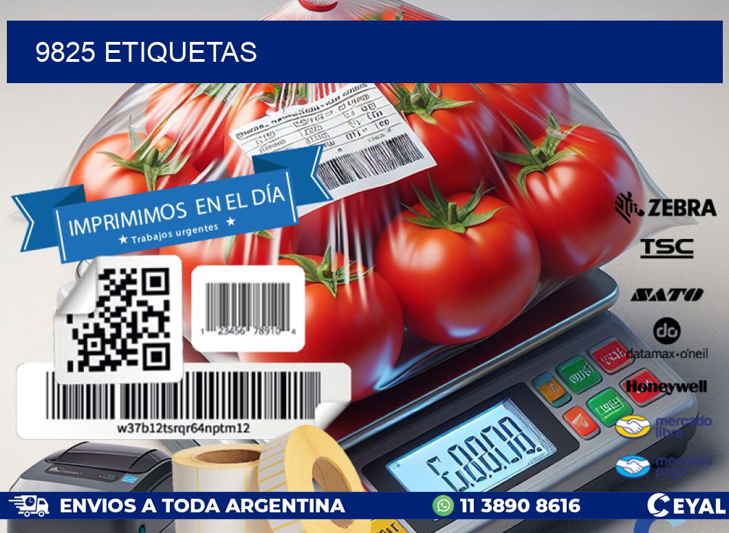 9825 ETIQUETAS