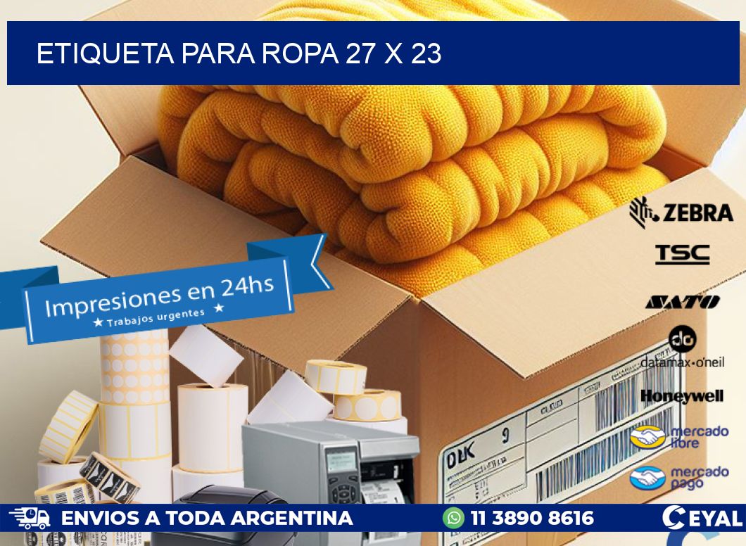 ETIQUETA PARA ROPA 27 x 23