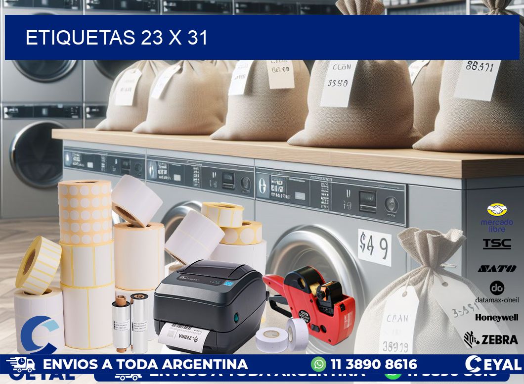 ETIQUETAS 23 x 31