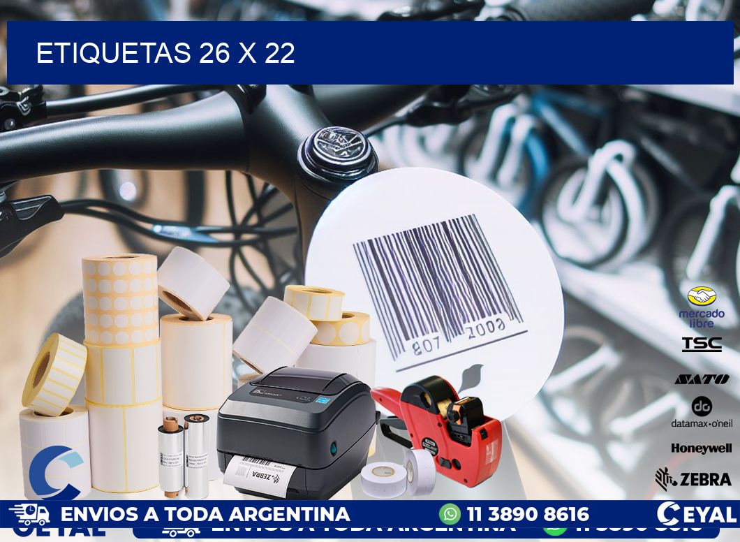 ETIQUETAS 26 x 22