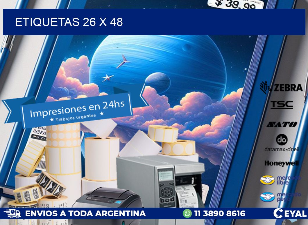 ETIQUETAS 26 x 48