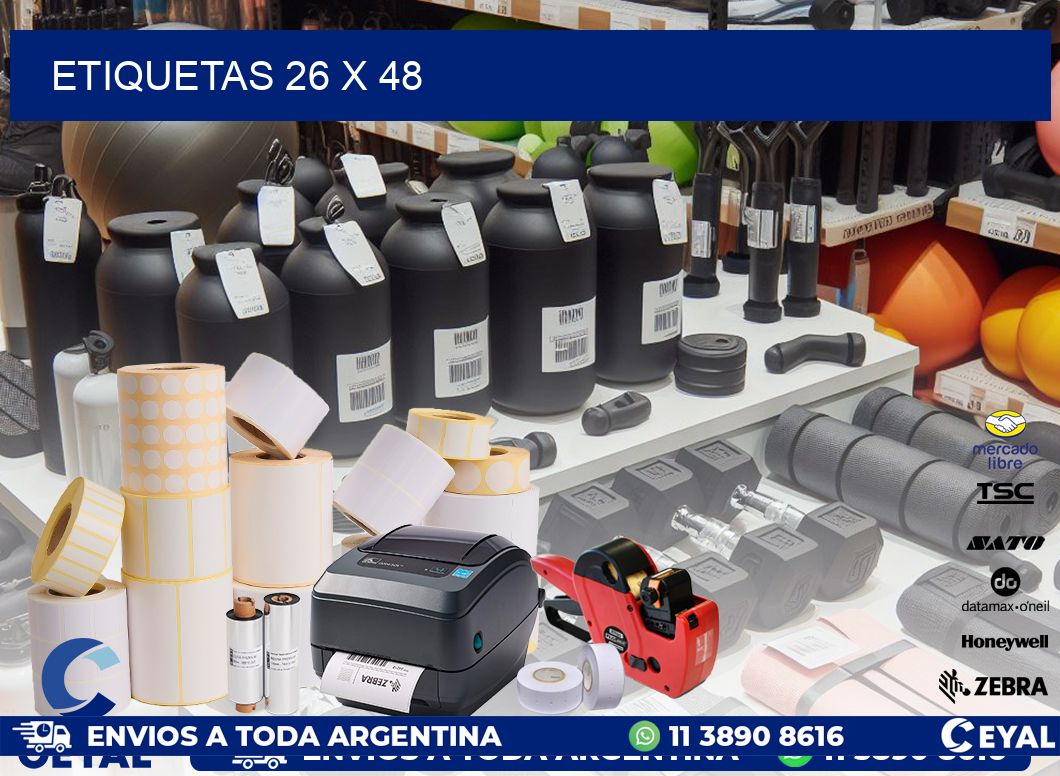 ETIQUETAS 26 x 48