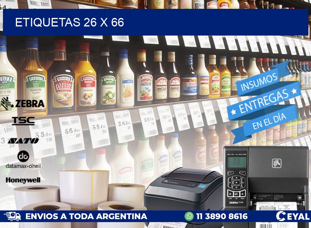 ETIQUETAS 26 x 66