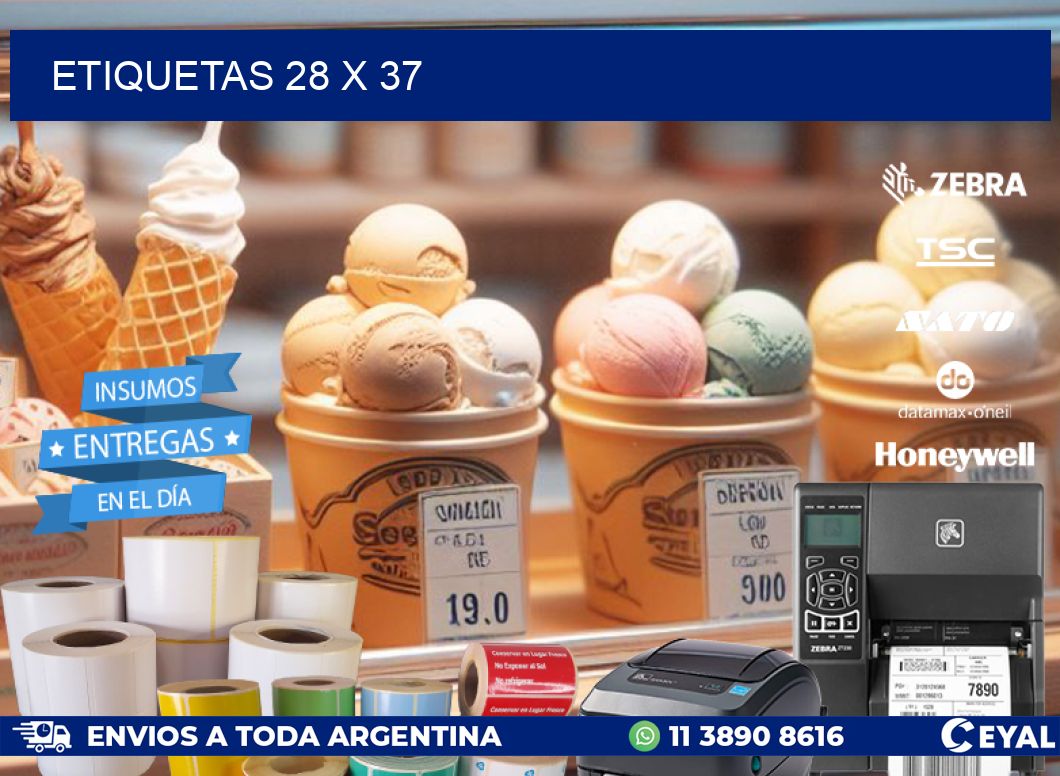 ETIQUETAS 28 x 37