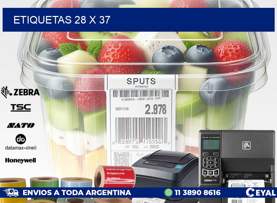 ETIQUETAS 28 x 37