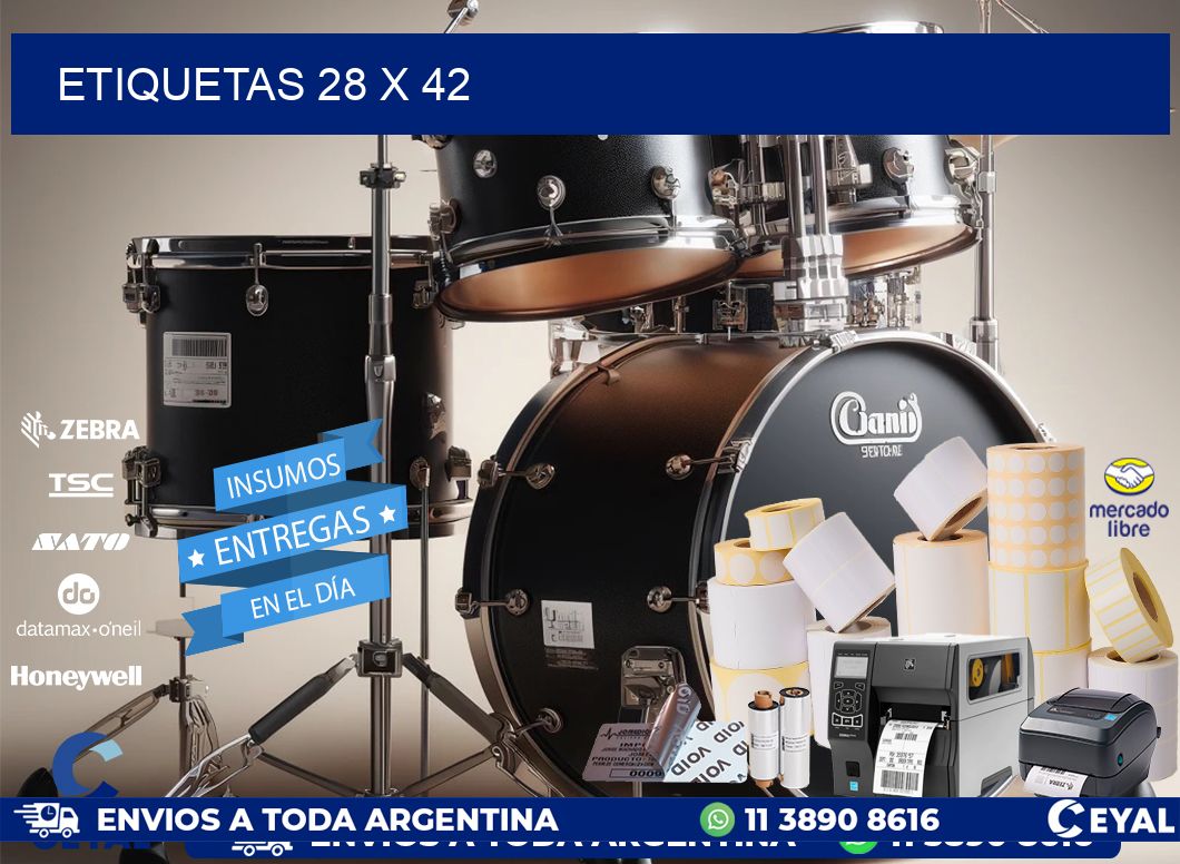 ETIQUETAS 28 x 42
