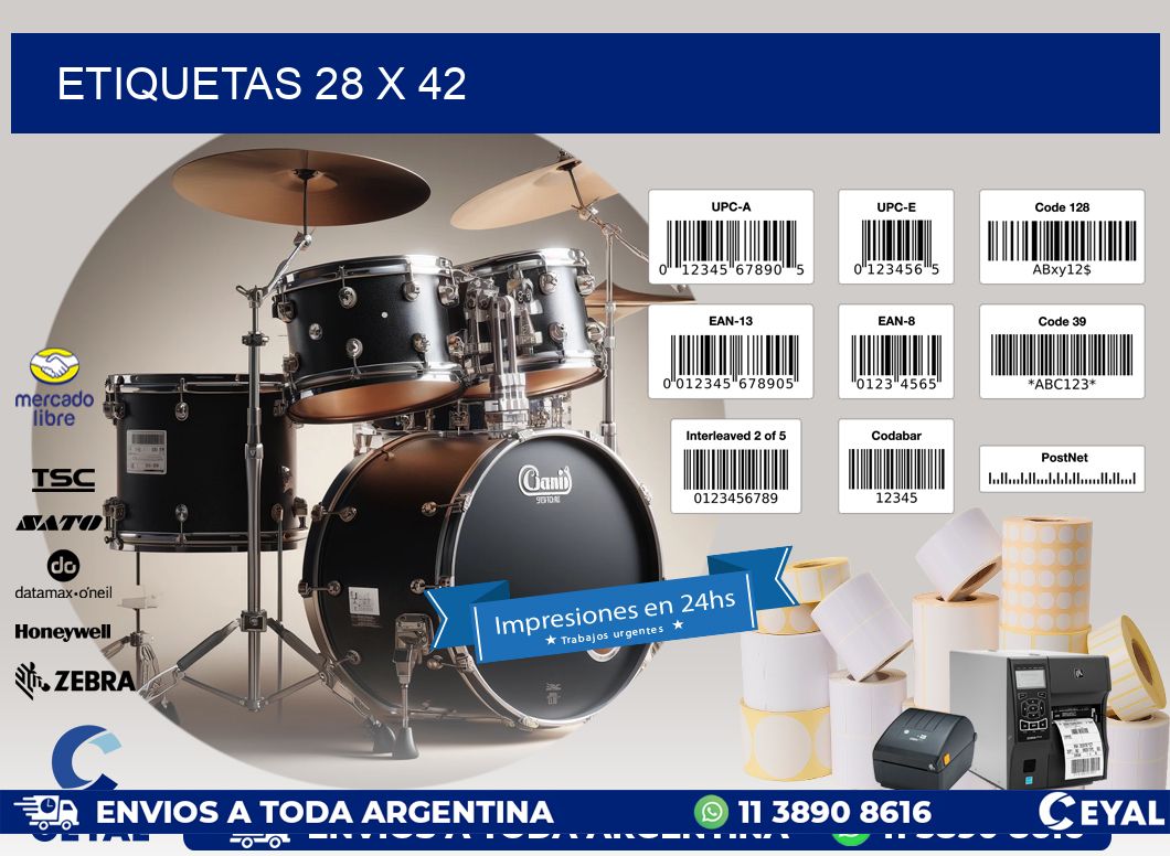 ETIQUETAS 28 x 42