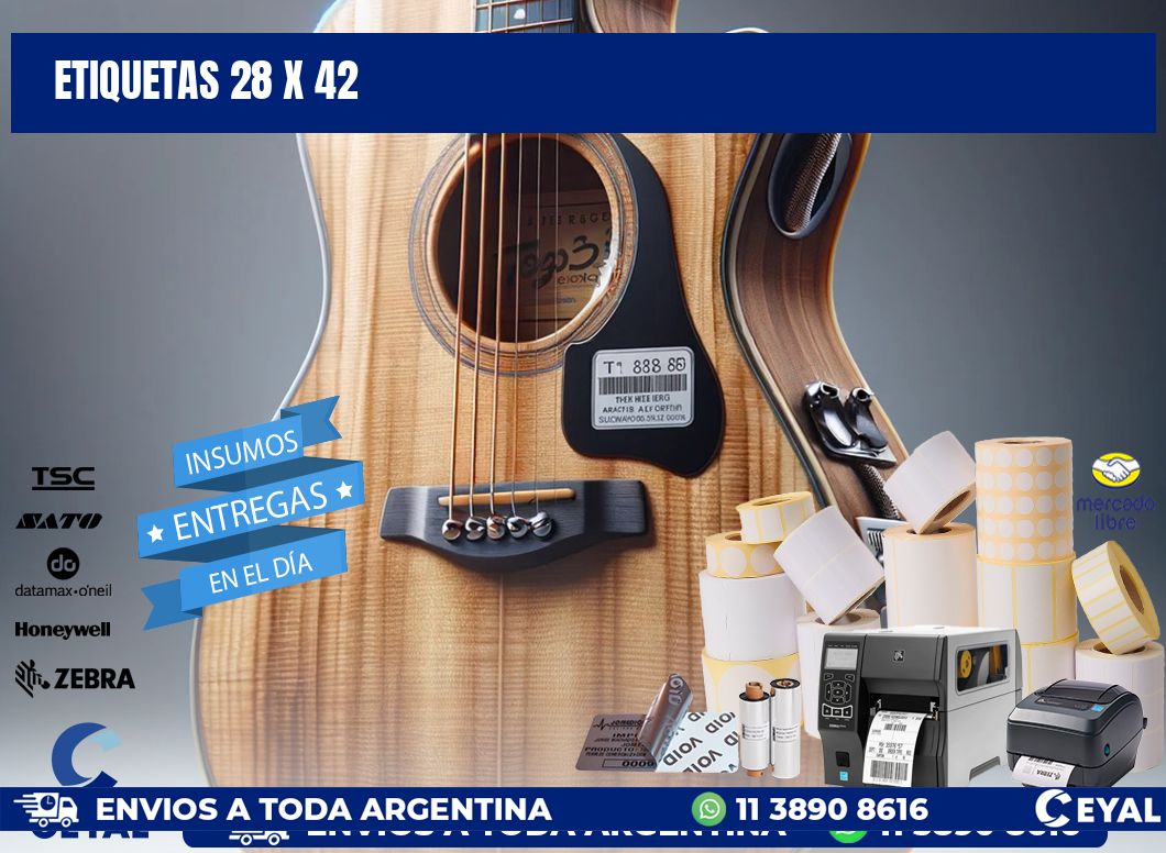 ETIQUETAS 28 x 42