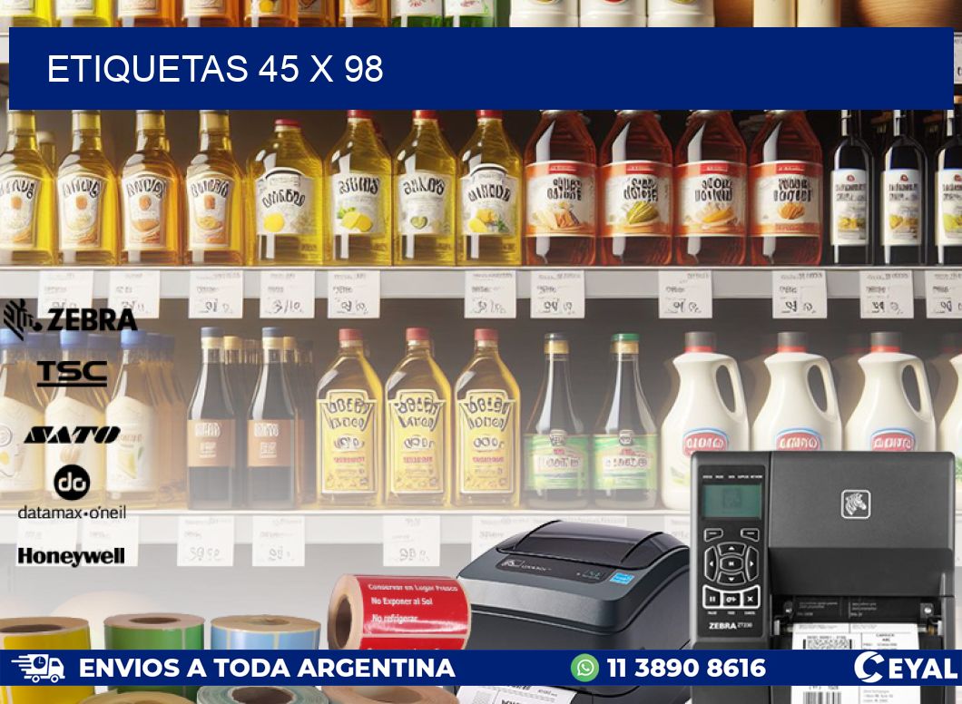 ETIQUETAS 45 x 98