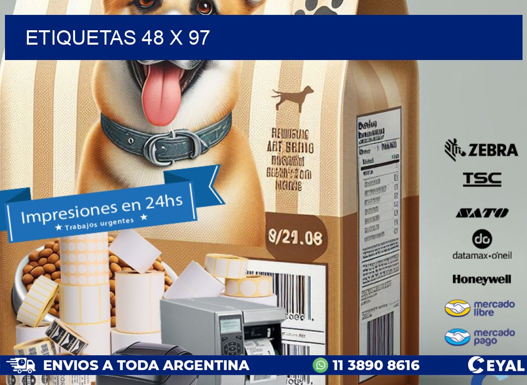 ETIQUETAS 48 x 97